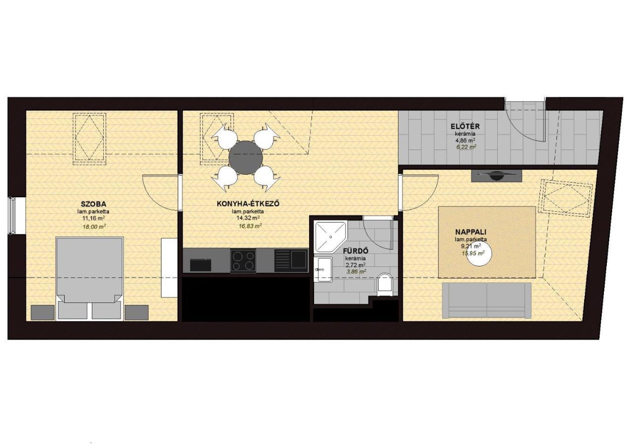 Dotis Apartman Tata Exterior photo